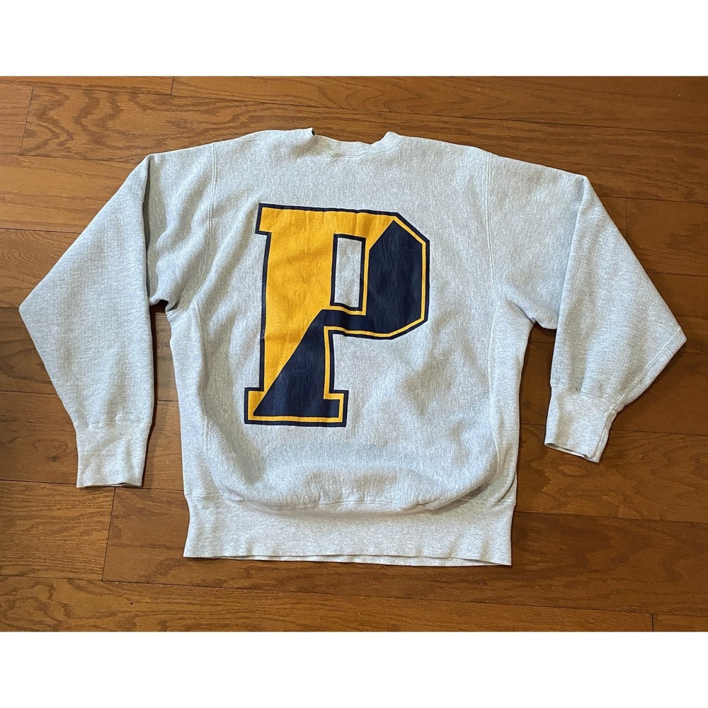 Vintage University of Pittsburgh Crewneck Sweatshirt Large PITT PANTHERS USA Vtg